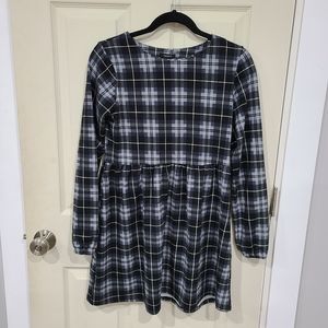 Plaid Babydoll Dress Forever 21